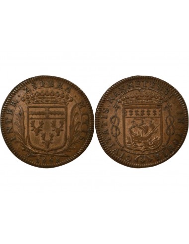 Louis Macé Maire de Nantes Jeton Cuivre 1663