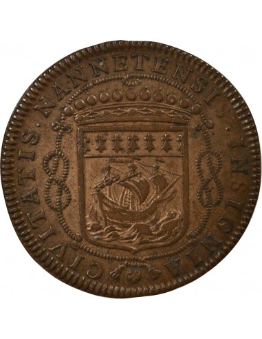 Louis Macé Maire de Nantes Jeton Cuivre 1663