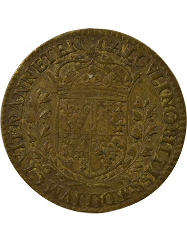 René Bernard de la Turmelière Maire de Nantes Jeton Laiton 1634