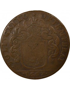 François Lorido Maire de Nantes Jeton Cuivre 1667 2