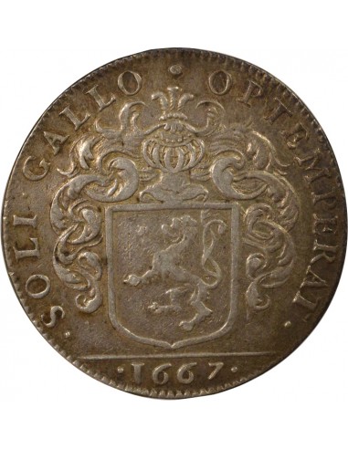 François Lorido Maire de Nantes Jeton Argent 1667