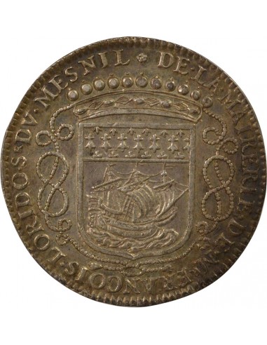 François Lorido Maire de Nantes Jeton Argent 1667