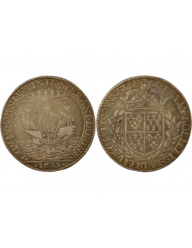 Louis de Harouys Maire de Nantes Jeton Argent 1625