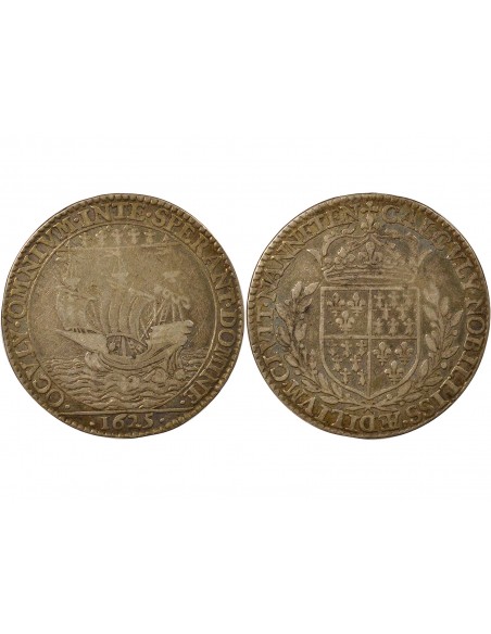 Louis de Harouys Maire de Nantes Jeton Argent 1625
