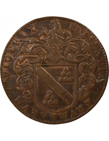 Yves de Monti Maire de Nantes Jeton Cuivre 1644