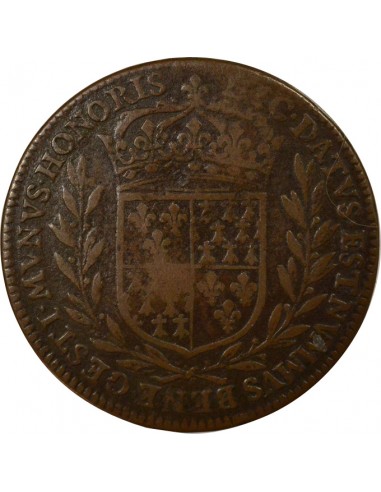 Yves de Monti Maire de Nantes Jeton Cuivre 1644