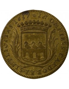 René de Ponctual Maire de Nantes Jeton Laiton 1657 2