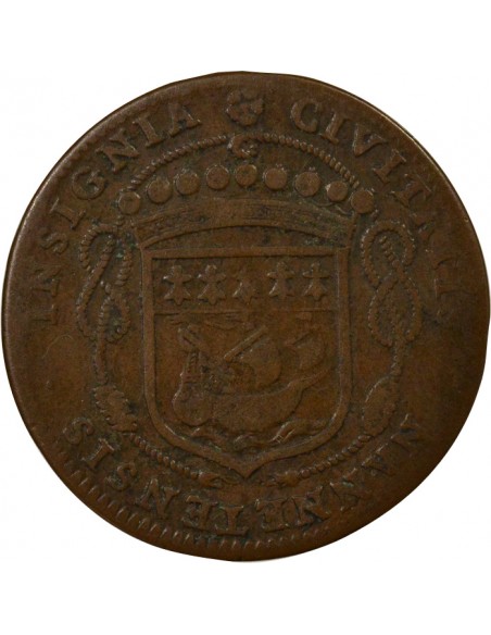 Jean Poulain Maire de Nantes Jeton Cuivre 1661