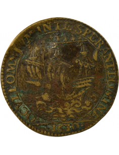 René de la Tullaye Maire de Nantes Jeton Laiton 1630 2
