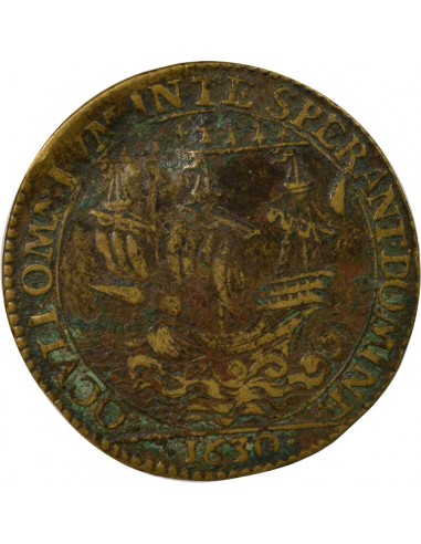 René de la Tullaye Maire de Nantes Jeton Laiton 1630