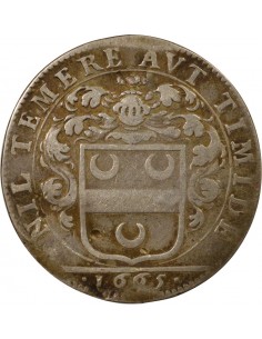 Mathurin Giraud Maire de Nantes Jeton Argent 1665 2
