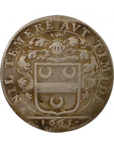 Mathurin Giraud Maire de Nantes Jeton Argent 1665