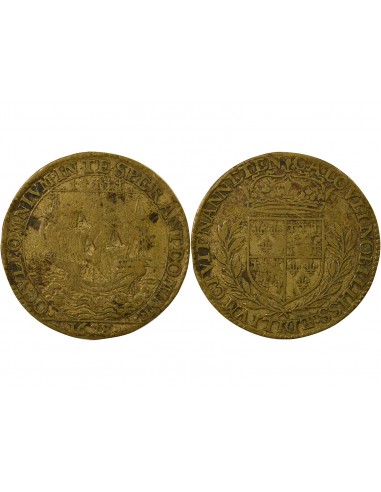 René Ménardeau Maire de Nantes Jeton Laiton 1628