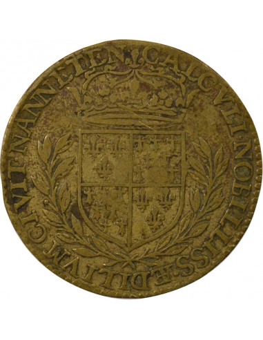 René Ménardeau Maire de Nantes Jeton Laiton 1628