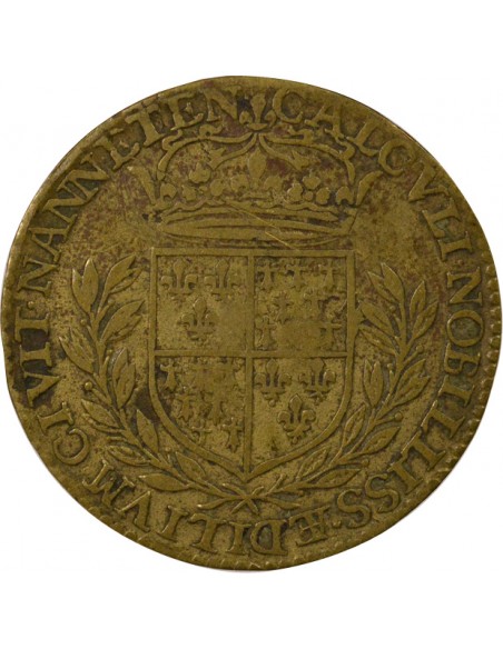 René Ménardeau Maire de Nantes Jeton Laiton 1628