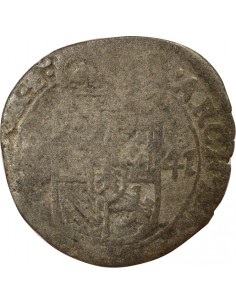 Pays-Bas Espagnol Philippe IV 1 Patard Billon 1641 Tournai 2