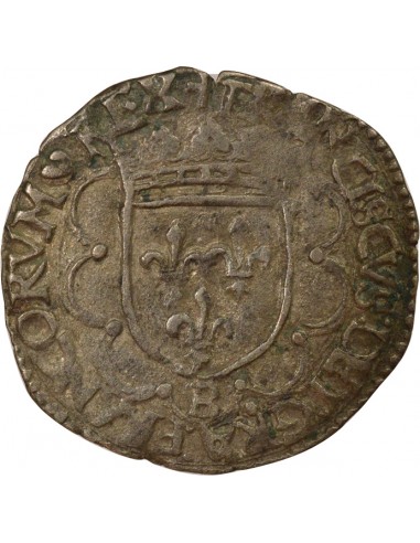 François Ier A la Croisette douzain Billon 1541-1557 B Rouen