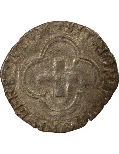 François Ier A la Croisette douzain Billon 1541-1557 B Rouen