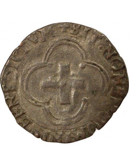 François Ier A la Croisette douzain Billon 1541-1557 B Rouen