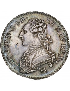 Louis XVI Aux Rameaux d'Olivier 1/2 écu Argent 1791 A - Paris 2