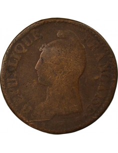 Dupré Grand Module 1 décime Cuivre An 7 A Paris 2