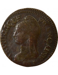 Dupré Grand Module 5 Centimes Cuivre An 5 R Orléans 2