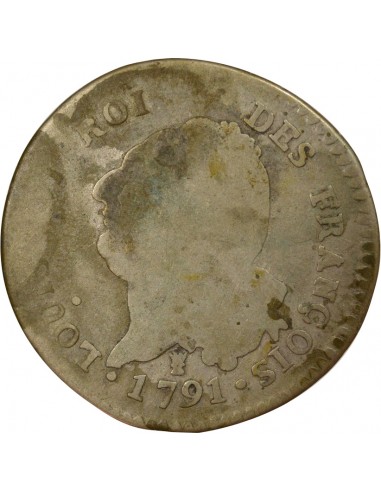 au Génie 30 sols dit au génie type Francois Argent 1791 I Limoges