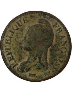 Dupré Grand Module 1 décime Cuivre An 5 A Paris 2