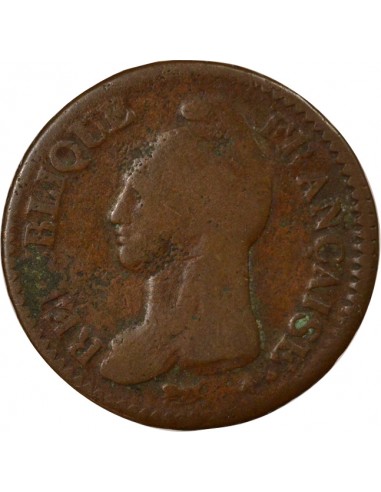 Dupré Grand Module 1 décime Cuivre An 8 BB Strasbourg