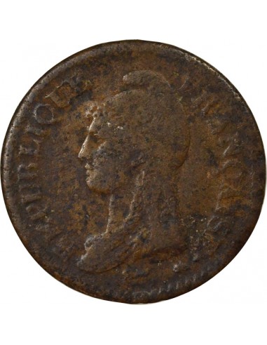 Dupré Grand Module 1 décime Cuivre An 8 BB Strasbourg