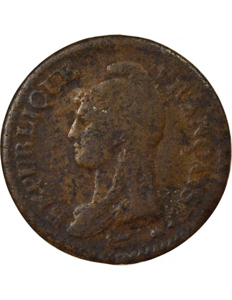 Dupré Grand Module 1 décime Cuivre An 8 BB Strasbourg