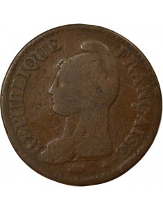 Dupré Grand Module 1 décime Cuivre An 5 A Paris 2