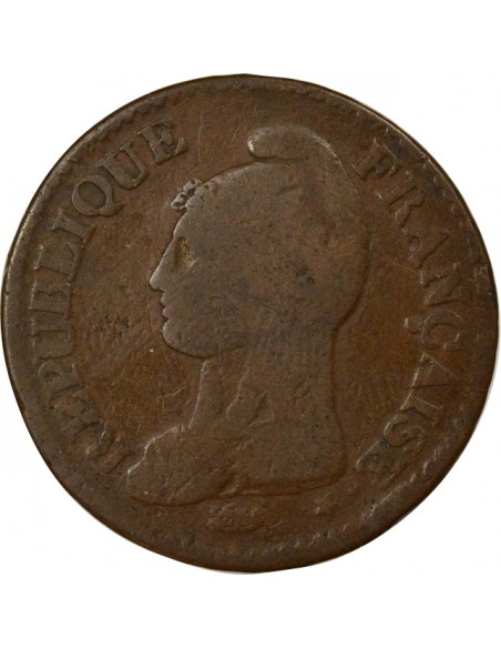 Dupré Grand Module 1 décime Cuivre An 5 A Paris