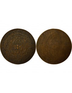 Pierre de la Ville de Chambardet Maire de Nantes Jeton Cuivre 1772-1773