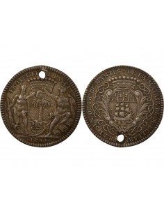 Mathurin Bellabre Maire de Nantes Jeton Argent 1748