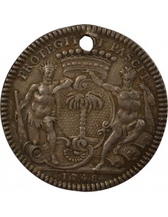 Mathurin Bellabre Maire de Nantes Jeton Argent 1748 2