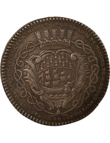 Philippe Vincent Roger Maire de Nantes Jeton Argent 1770-1771