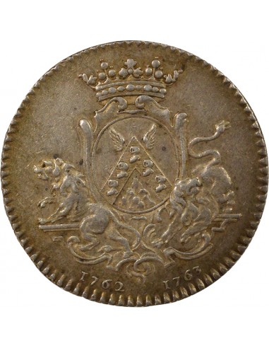 Léonard Joubert du Collet Maire de Nantes Jeton Argent 1762-1763
