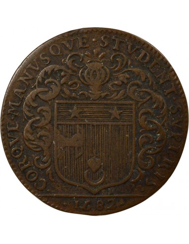 Louis Mesnard Maire de Nantes Jeton Cuivre 1682