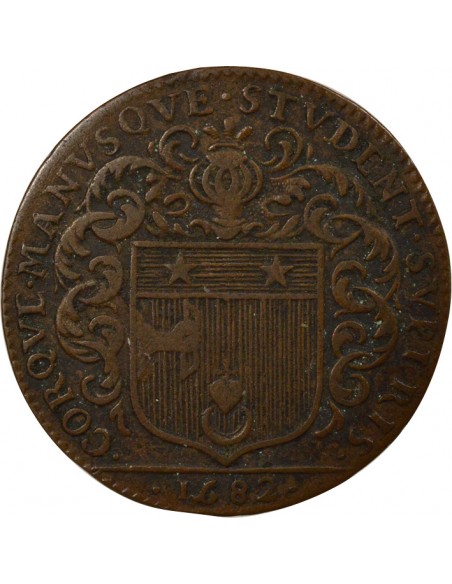 Louis Mesnard Maire de Nantes Jeton Cuivre 1682