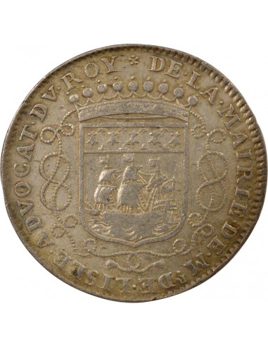 Guillaume de Lisle Maire de Nantes Jeton Argent 1687