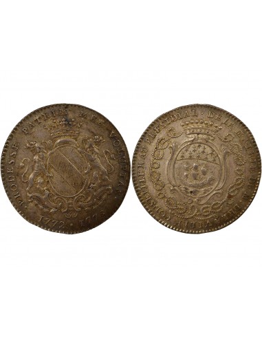 Pierre de la Ville de Chambardet Maire de Nantes Jeton Argent 1772-1773