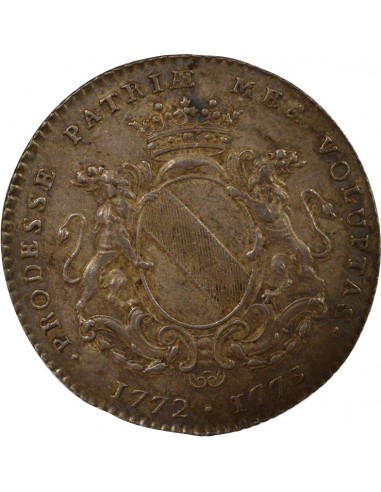 Pierre de la Ville de Chambardet Maire de Nantes Jeton Argent 1772-1773