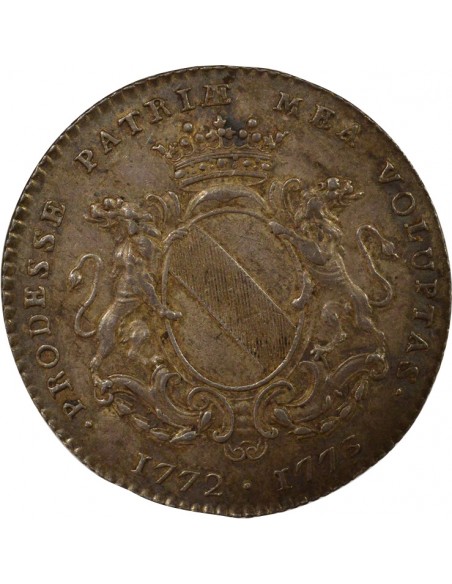Pierre de la Ville de Chambardet Maire de Nantes Jeton Argent 1772-1773
