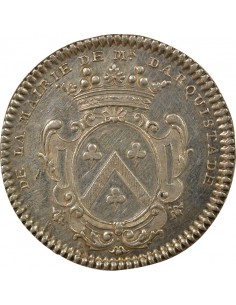René Darquistade Maire de Nantes Jeton Argent 1735 2