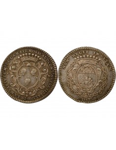 François Moricaud Maire de Nantes Jeton Argent 1739