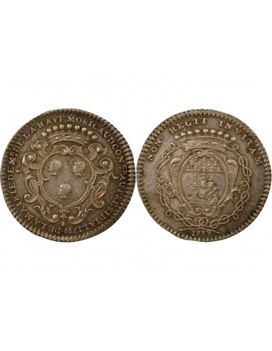 François Moricaud Maire de Nantes Jeton Argent 1739