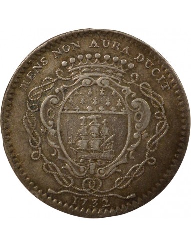 Jean-François Védier Maire de Nantes Jeton Argent 1732