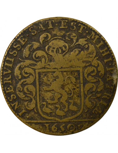 Jean Charette de La Gascherie Maire de Nantes Jeton Laiton 1650