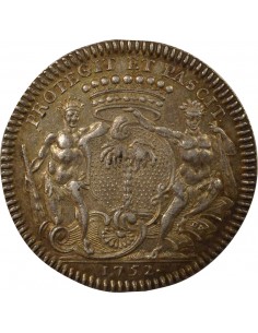 Mathurin Bellabre Maire de Nantes Jeton Argent 1752 2